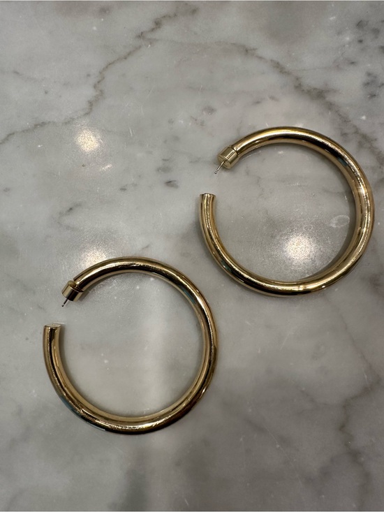 Jennifer Fisher Jewelry - Jennifer Fisher 2.5” Samira Gold Hoop Earrings – $400 Original Retail
